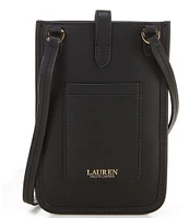 Lauren Ralph Lauren Leather Crossbody Tech Case