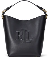 Lauren Ralph Lauren Medium Witley Leather Bucket Bag