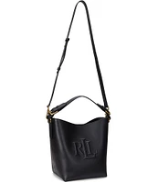 Lauren Ralph Lauren Medium Witley Leather Bucket Bag