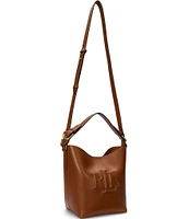 Lauren Ralph Lauren Medium Witley Leather Bucket Bag