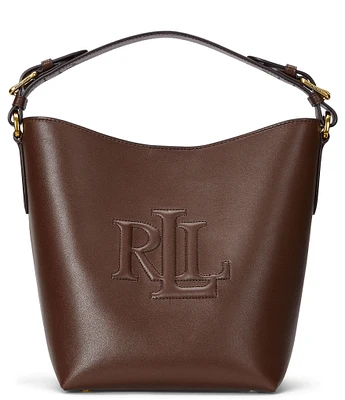 Lauren Ralph Lauren Medium Witley Leather Bucket Bag