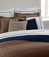 Lauren Ralph Lauren Ledger Windowpane Plaid Duvet Cover Mini Set