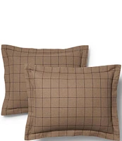 Lauren Ralph Lauren Ledger Windowpane Plaid Duvet Cover Mini Set