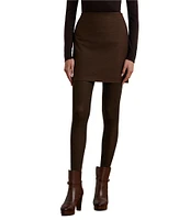 Lauren Ralph Lauren Glen Plaid Waist Dart Wool-Blend Pencil Skirt