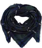 Lauren Ralph Lauren Lightweight Woven Plaid Square Scarf