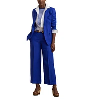 Lauren Ralph Lauren Linen-Blend Twill One-Button Front Blazer