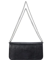 Lauren Ralph Lauren Lizard-Embossed Medium Sawyer Shoulder Bag