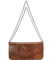 Lauren Ralph Lauren Lizard-Embossed Medium Sawyer Shoulder Bag