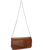 Lauren Ralph Lauren Lizard-Embossed Medium Sawyer Shoulder Bag