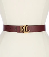 Lauren Ralph Lauren Logo 1.25#double; Reversible Crocodile-Embossed Leather Belt