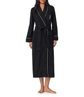 Lauren Ralph Lauren Long Shawl Collar Cozy Micro-Fleece Robe