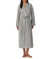 Lauren Ralph Lauren Long Shawl Collar Cozy Micro-Fleece Robe