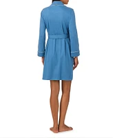 Lauren Ralph Lauren Long Sleeve Shawl Collar Knit Robe