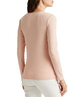 Lauren Ralph Lauren Long Sleeve Stretch Cotton T-Shirt