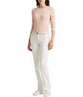 Lauren Ralph Lauren Long Sleeve Stretch Cotton T-Shirt