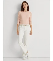 Lauren Ralph Lauren Long Sleeve Stretch Cotton T-Shirt