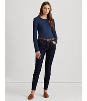 Lauren Ralph Lauren Long Sleeve Stretch Cotton T-Shirt