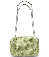 Lauren Ralph Lauren Melange Woven Straw Medium Sophee Convertible Shoulder Bag