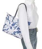 Lauren Ralph Lauren Nylon Medium Keaton Tote Bag