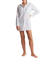 Lauren Ralph Lauren Organic Cotton Classic Camp Swim Cover-Up Shirt