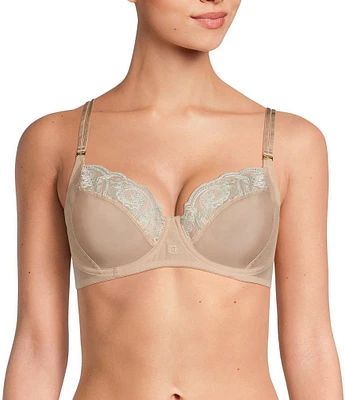 Lauren Ralph Lauren Paisley-Embroidered Unlined Bra