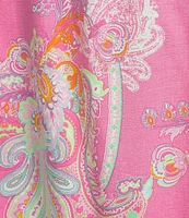 Lauren Ralph Lauren Paisley Print Sleeveless Scoop Neck Woven Ballet Nightgown