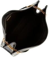 Lauren Ralph Lauren Bradley Pebbled Leather Large Tote Bag