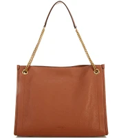 Lauren Ralph Lauren Pebbled Leather Large Bradley Tote Bag