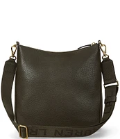 Lauren Ralph Lauren Pebbled Leather Large Cameryn Crossbody Bag