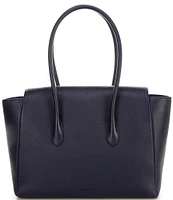 Lauren Ralph Lauren Tanner Pebbled Leather Large Satchel Bag