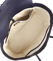 Lauren Ralph Lauren Tanner Pebbled Leather Large Satchel Bag