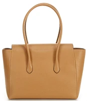 Lauren Ralph Lauren Tanner Pebbled Leather Large Satchel Bag