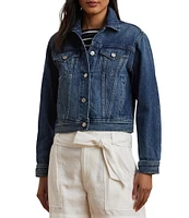 Lauren Ralph Lauren Petite Size Denim Trucker Jacket