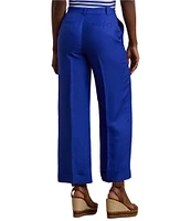 Lauren Ralph Lauren Petite Size Linen-Blend Twill Cropped Pants