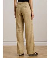 Lauren Ralph Lauren Petite Size Linen Wide Leg Pants