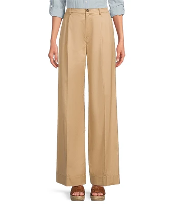 Lauren Ralph Lauren Pleated Wide Leg Pants