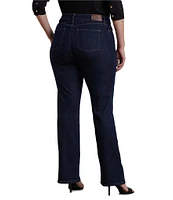 Lauren Ralph Lauren Plus Size High-Rise Bootcut Jeans