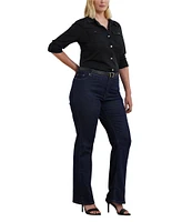 Lauren Ralph Lauren Plus Size High-Rise Bootcut Jeans