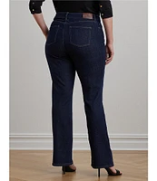 Lauren Ralph Lauren Plus Size High-Rise Bootcut Jeans