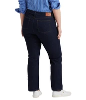 Lauren Ralph Lauren Plus Size Premier Stretch Denim Straight Leg Jeans