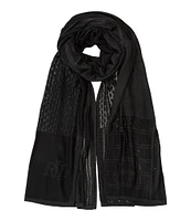 Lauren Ralph Lauren Pointelle Patchwork Evening Wrap