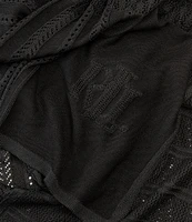 Lauren Ralph Lauren Pointelle Patchwork Evening Wrap