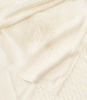 Lauren Ralph Lauren Pointelle Patchwork Evening Wrap