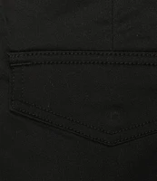 Lauren Ralph Lauren Sateen Flap Pocket High Rise Straight Leg Cargo Pants