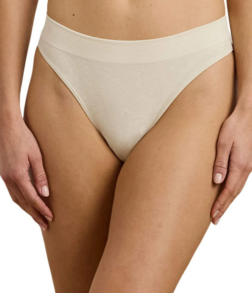 Lauren Ralph Lauren Seamless Paisley Jersey Thong