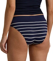 Lauren Ralph Lauren Seamless Striped Jersey Bikini Panty