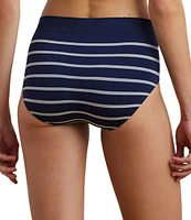 Lauren Ralph Lauren Seamless Striped Jersey Knit Brief Panty
