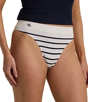 Lauren Ralph Lauren Seamless Striped Jersey Thong