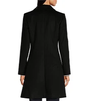 Lauren Ralph Lauren Single Breasted Wool Blend Fit and Flare Coat