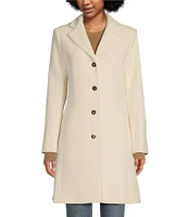 Lauren Ralph Lauren Single Breasted Wool Blend Fit and Flare Coat